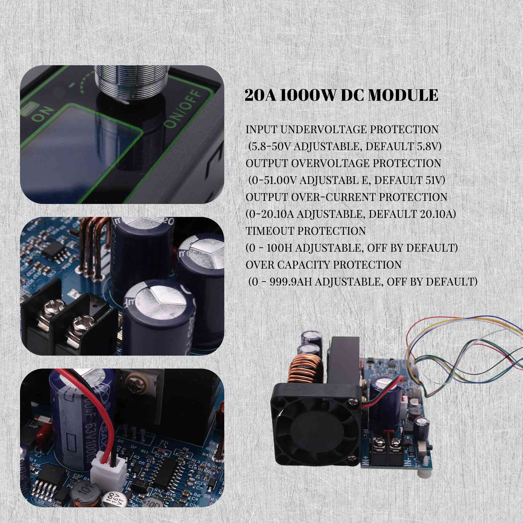 [NEWA76K!】 WZ5020L 20A 1000W D - Step Down Dc Power Supply Module 1000W recension och pris